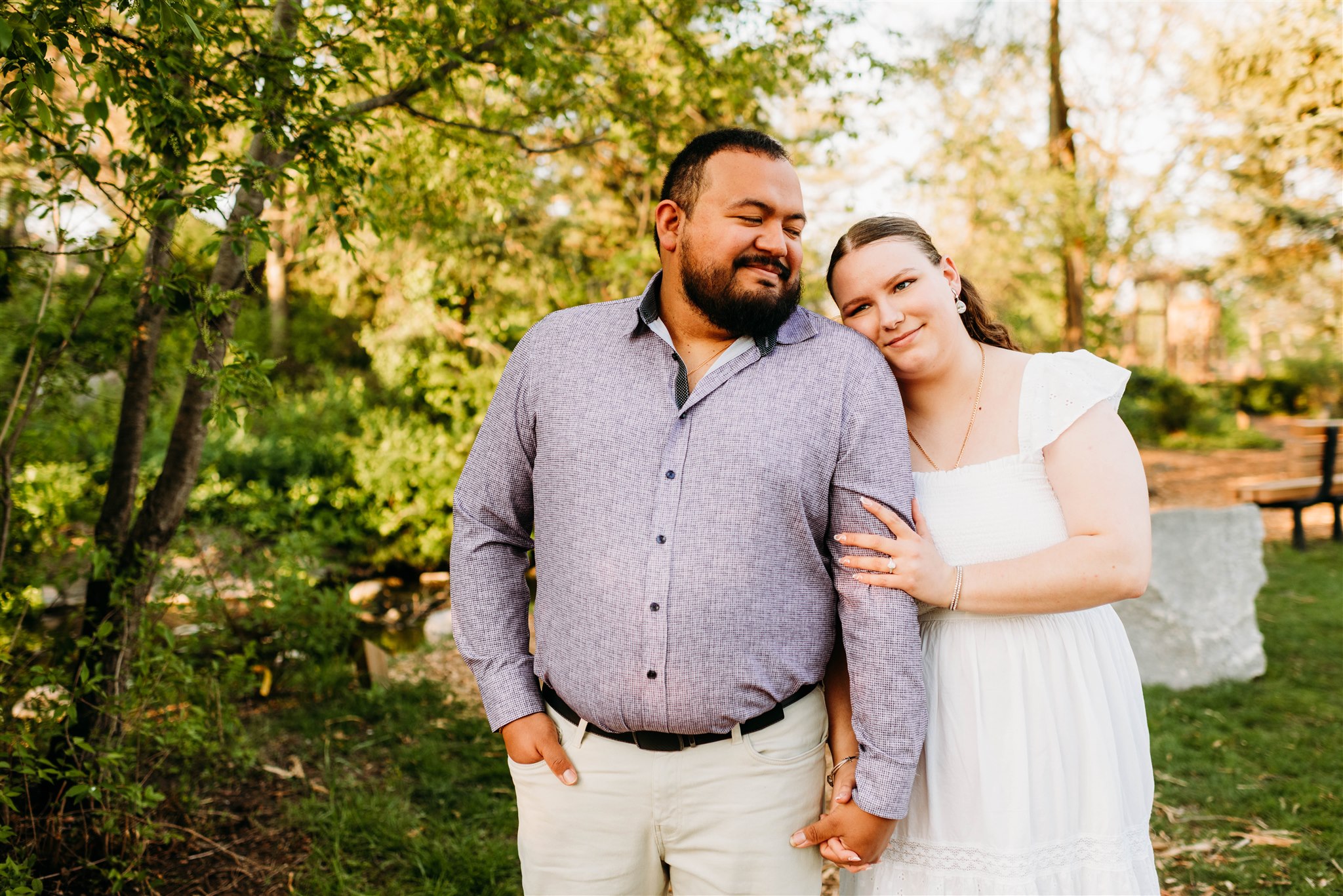 Lake-Katherine-Engagement-Session-Palos-Heights-Garden-Session